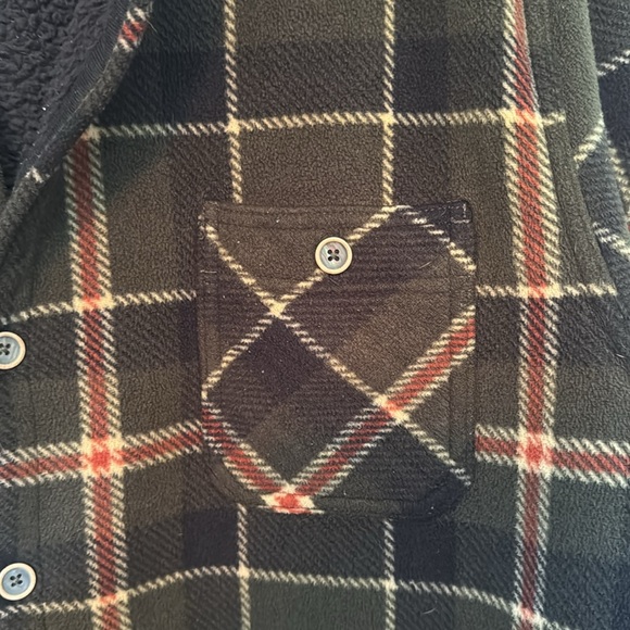Weatherproof Dark Plaid Shirt Jacket - Picture 4 of 7